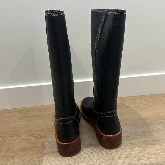 Free People Blaze Pull On Boots in Victorian Black - Picture 8 of 11